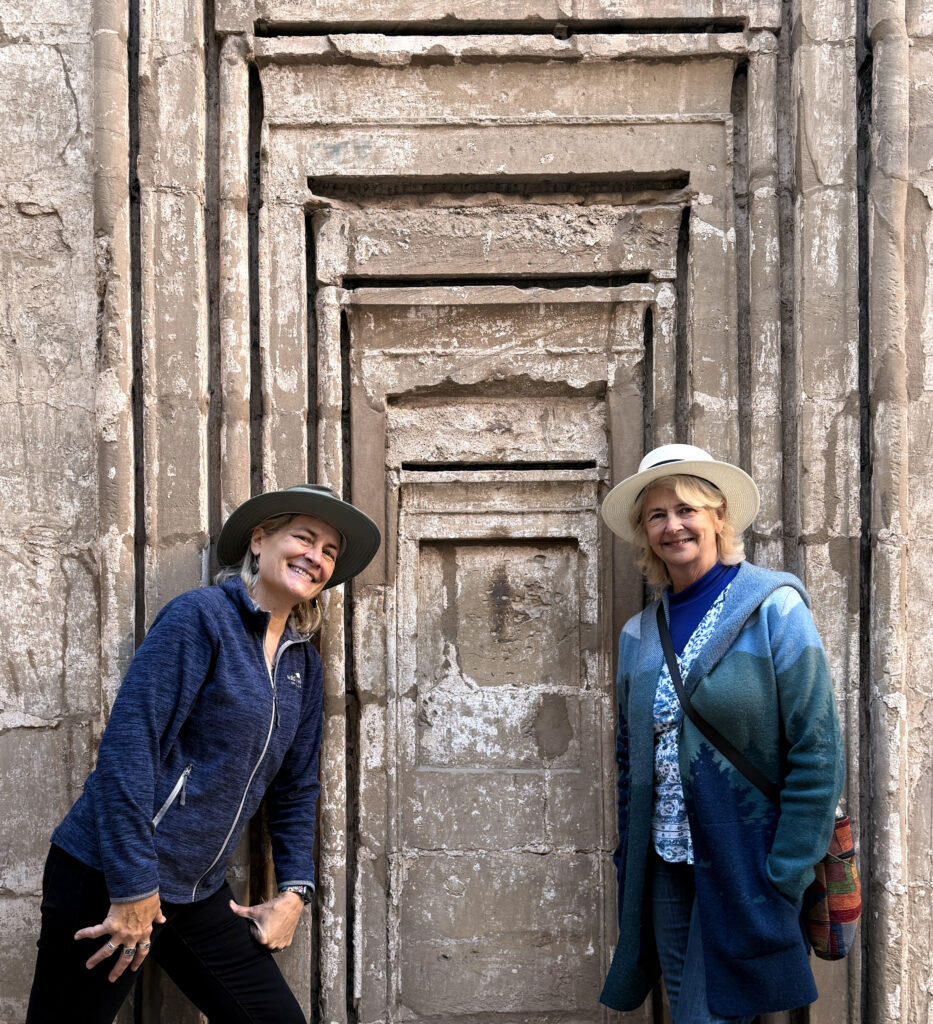 Rev Karen Fry and Rev Dr Petra Weldes in Egypt