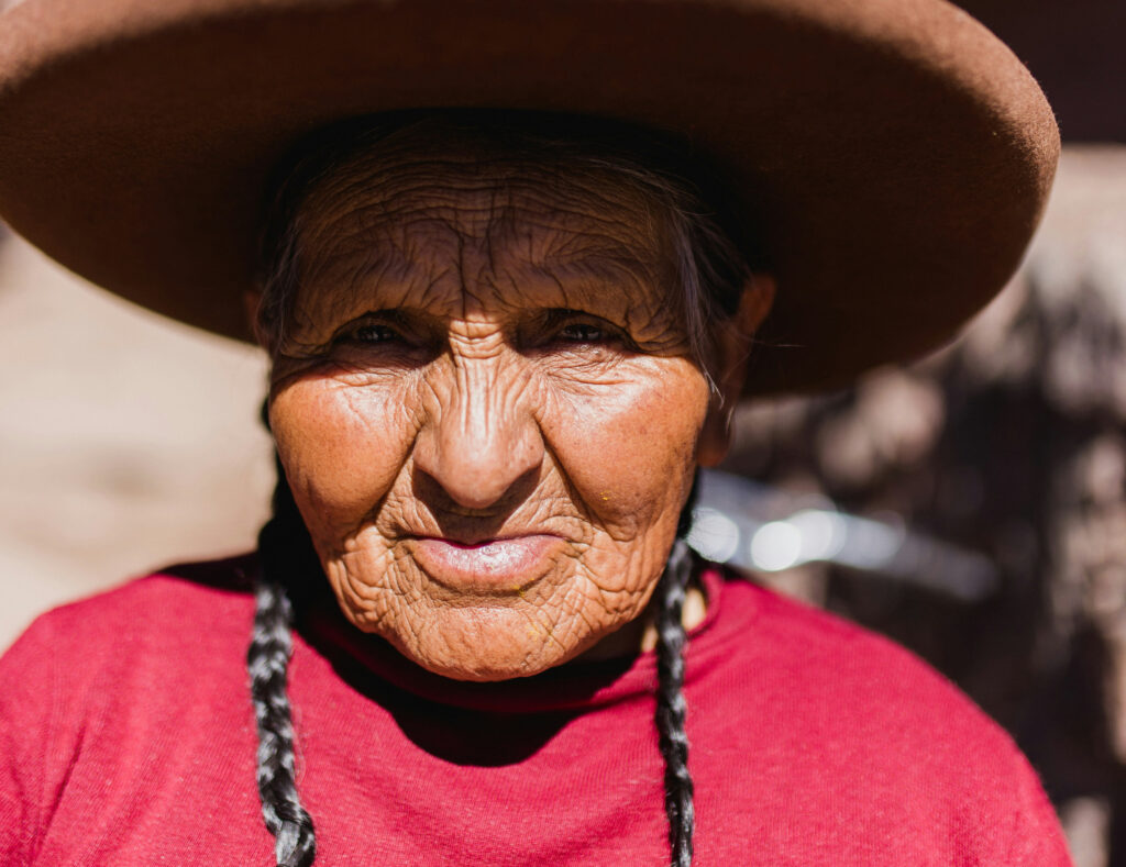 Indigenous Peruvian woman