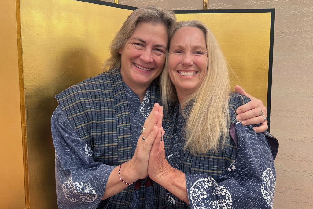 Rev Karen Fry and Jessica Kolbe