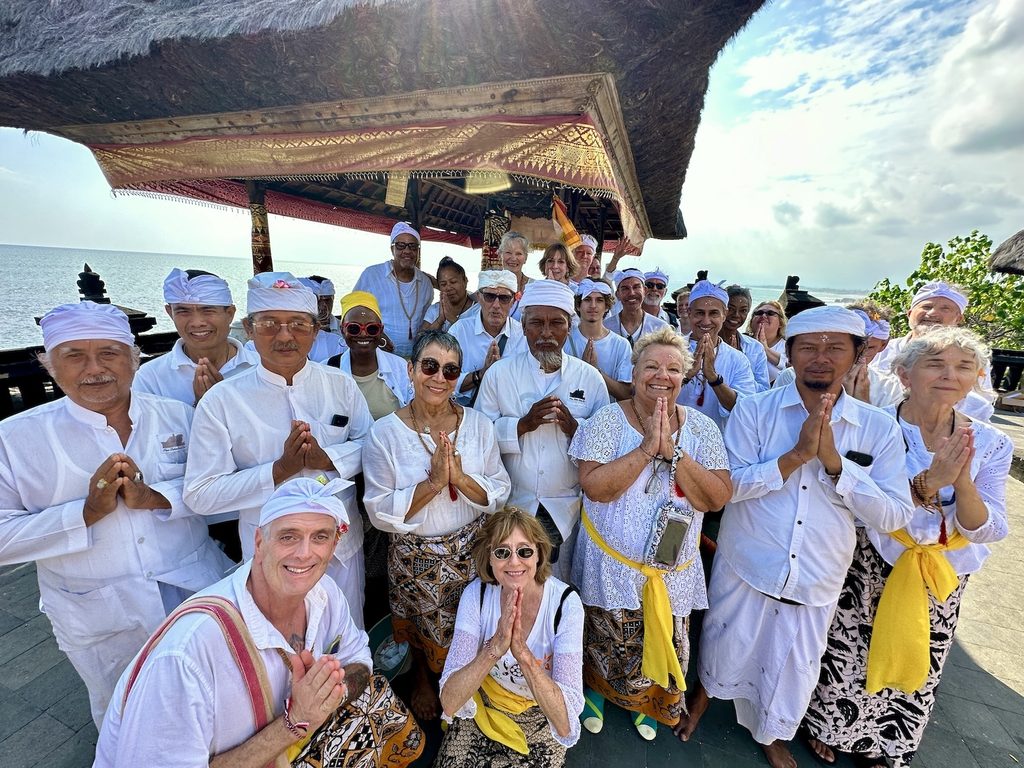 A group of Spirit Tours travelers in Bali